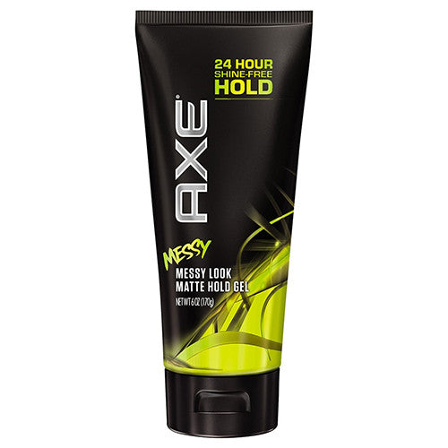 Axe Messy Look Matte Hold Gel 24 Hours Shine Free - 6 Oz
